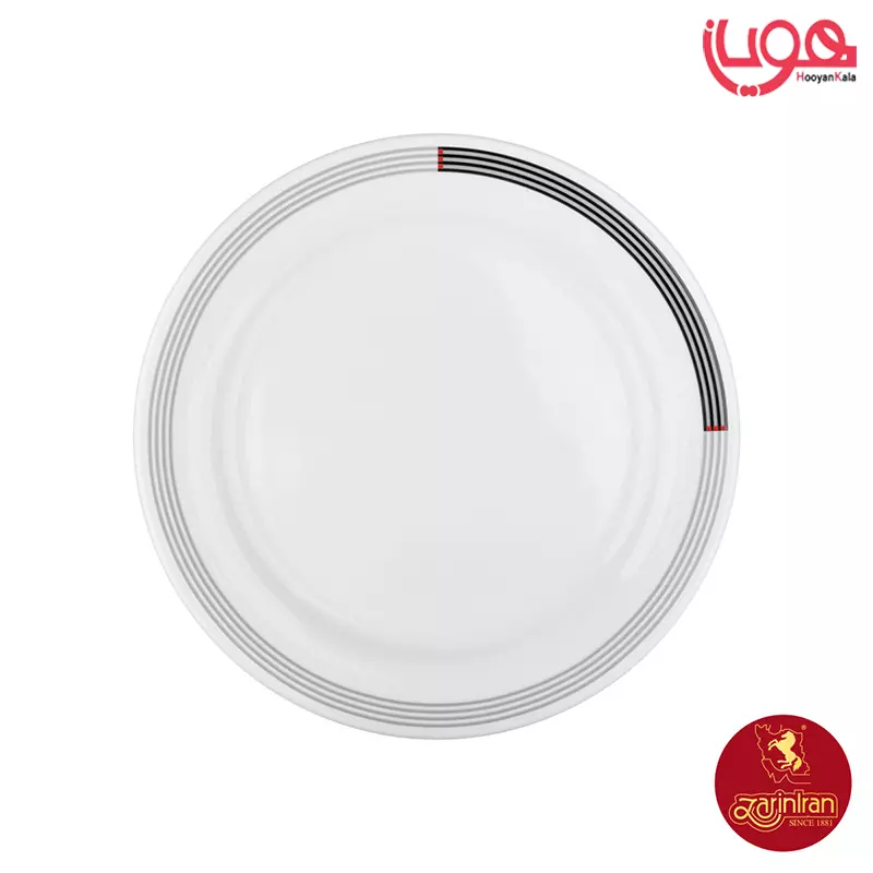 بشقاب تخت چینی زرین هتلی 49 سایز 25 طرح وگاس