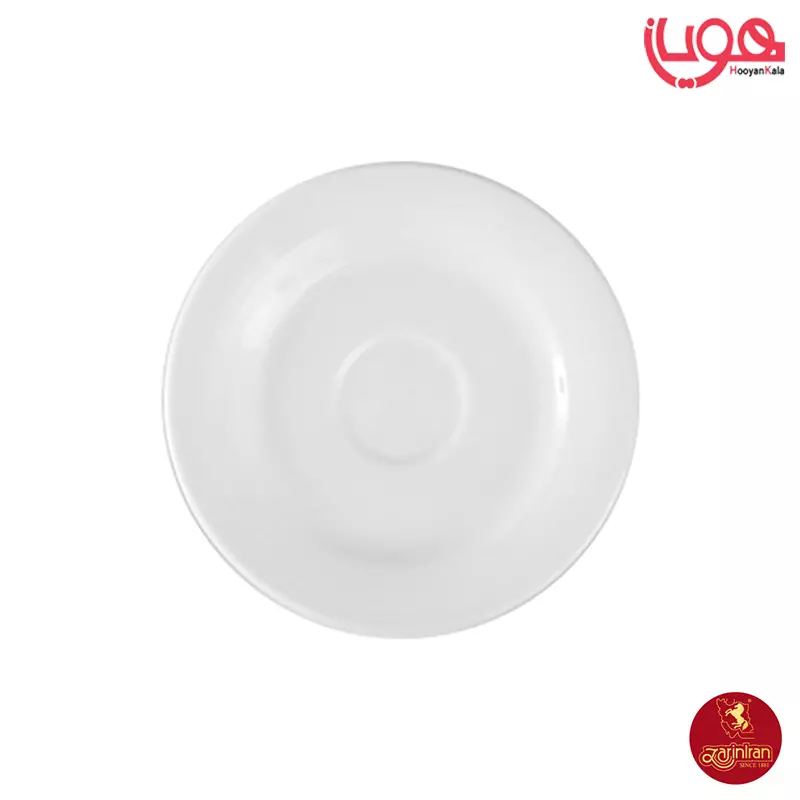نعلبکی اسپرسو چینی زرین هتلی 49 سفید 13