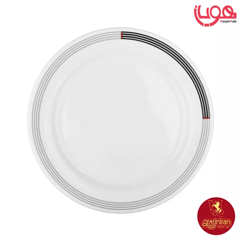 بشقاب تخت چینی زرین هتلی 49 سایز 31 طرح وگاس