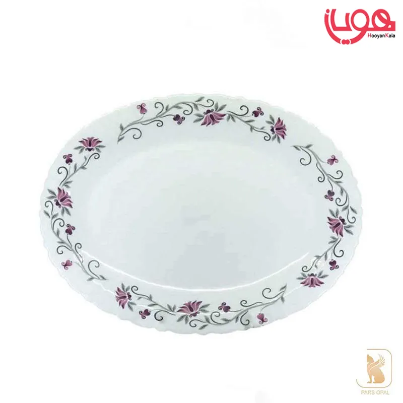 دیس بیضی 1050 پارس اپال طرح لیندا کد 124