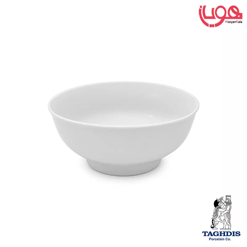کاسه چینی تقدیس هتلی سایز 16 سفید
