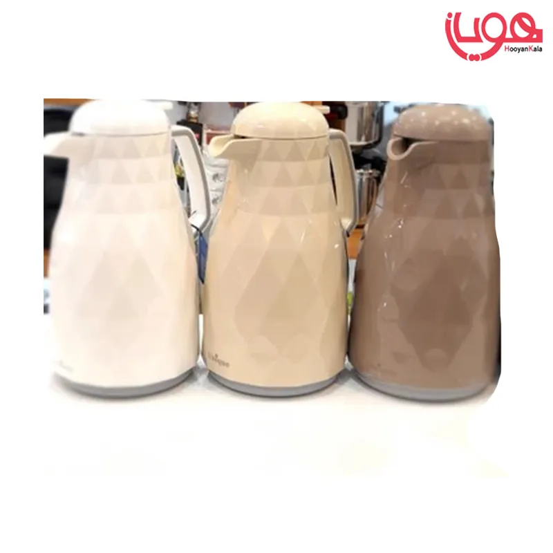 فلاسک چای 1لیتر بدنه رنگی طرحدار یونیک مدل UN-1991