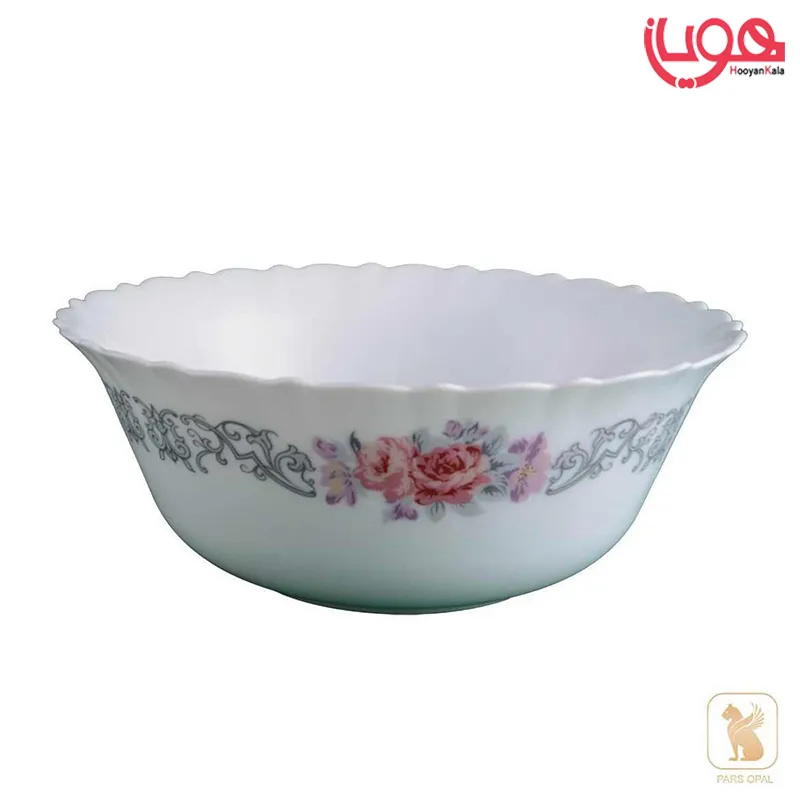سالاد خوری 240 پارس اپال طرح نلی صورتی کد 181