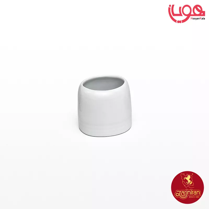 ظرف خردل چینی زرین هتلی 49 سفید