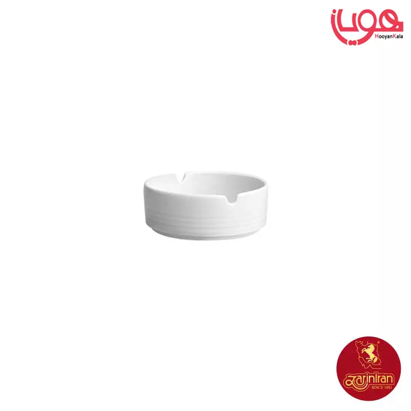 زیر سیگاری چینی زرین سفید هتلی 49