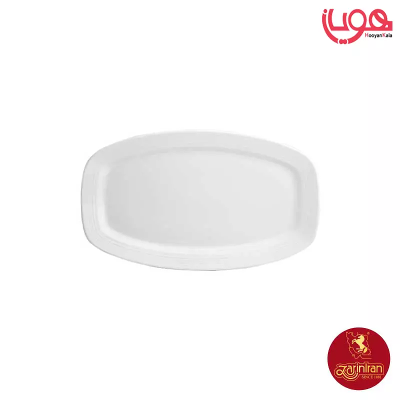 دیس کباب چینی زرین سایز 32 کوچک سفید هتلی 49